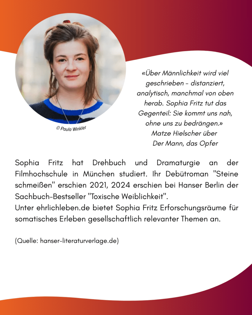 Vorstellung der Autorin Sophia Fritz